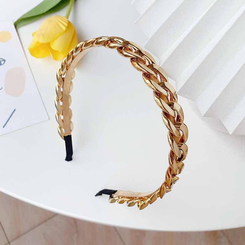 Korėjos mados auksinės sidabrinės grandinėlės plaukų juostos moterims dizainerių juostos lankeliai lankai vestuviniai galvos apdangalai nuotakos galvos apdangalai plaukų priedai