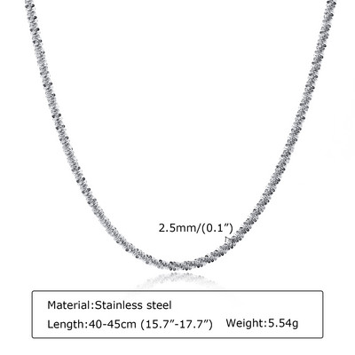 Chic Gypsophila lančić za gležnjeve za žene, novo u zlatnoj boji od nehrđajućeg čelika, sjajni lančić s upletenim karikama s podesivim gležnjačama s žigom