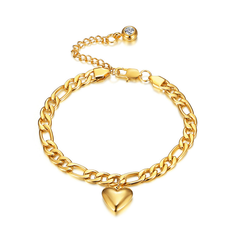 Gležnjače za žene Kubanske karike od nehrđajućeg čelika zlatne boje Narukvice za gležnjeve Ljeto 2022. Modni lančići za noge Nakit za plažu stopala Ankete