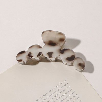 Nou Leopard Geometric Agrafe mari pentru gheare pentru păr Suport pentru coadă de cal Ace cu gheare Accesorii pentru coafură de modă coreeană pentru femei