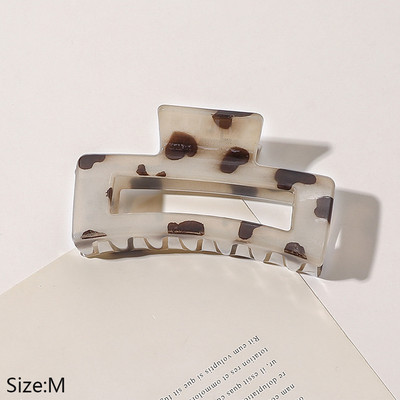 Nou Leopard Geometric Agrafe mari pentru gheare pentru păr Suport pentru coadă de cal Ace cu gheare Accesorii pentru coafură de modă coreeană pentru femei