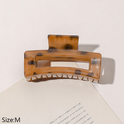 Nou Leopard Geometric Agrafe mari pentru gheare pentru păr Suport pentru coadă de cal Ace cu gheare Accesorii pentru coafură de modă coreeană pentru femei