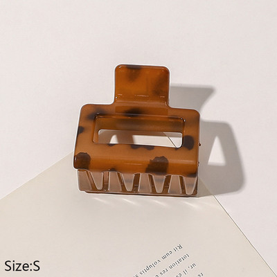 Nou Leopard Geometric Agrafe mari pentru gheare pentru păr Suport pentru coadă de cal Ace cu gheare Accesorii pentru coafură de modă coreeană pentru femei