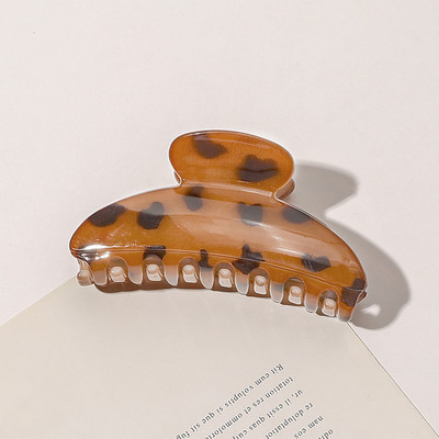 Nou Leopard Geometric Agrafe mari pentru gheare pentru păr Suport pentru coadă de cal Ace cu gheare Accesorii pentru coafură de modă coreeană pentru femei