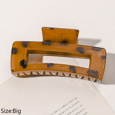 Nou Leopard Geometric Agrafe mari pentru gheare pentru păr Suport pentru coadă de cal Ace cu gheare Accesorii pentru coafură de modă coreeană pentru femei