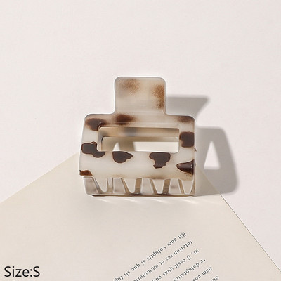 Nou Leopard Geometric Agrafe mari pentru gheare pentru păr Suport pentru coadă de cal Ace cu gheare Accesorii pentru coafură de modă coreeană pentru femei