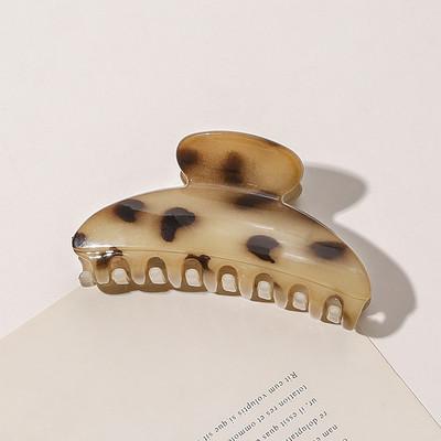 Nou Leopard Geometric Agrafe mari pentru gheare pentru păr Suport pentru coadă de cal Ace cu gheare Accesorii pentru coafură de modă coreeană pentru femei