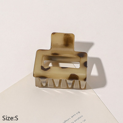 Nou Leopard Geometric Agrafe mari pentru gheare pentru păr Suport pentru coadă de cal Ace cu gheare Accesorii pentru coafură de modă coreeană pentru femei