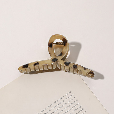 Nou Leopard Geometric Agrafe mari pentru gheare pentru păr Suport pentru coadă de cal Ace cu gheare Accesorii pentru coafură de modă coreeană pentru femei