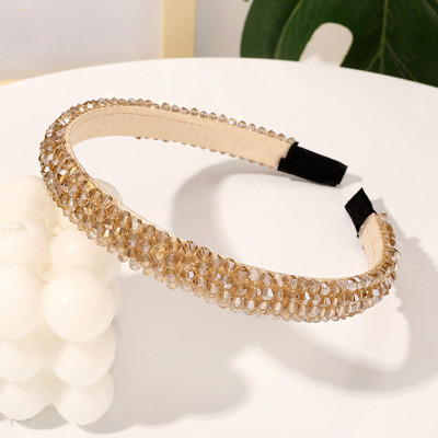 Bentiță cu cristale pline de luminozitate, realizată manual, cu mărgele de designer, arc nuntă, bentite cu diamante de mireasă pentru femei, accesorii pentru benzile de păr