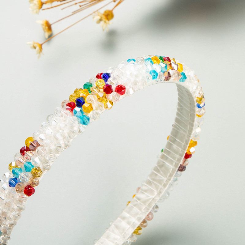 Bentiță cu cristale pline de luminozitate, realizată manual, cu mărgele de designer, arc nuntă, bentite cu diamante de mireasă pentru femei, accesorii pentru benzile de păr