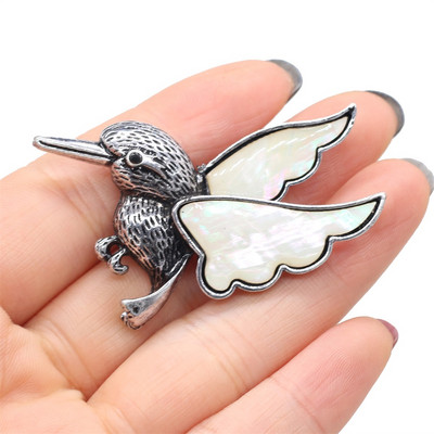 Broșă pentru femei, cochilie naturală, în formă de Hummer, pandantiv pentru bijuterii, bricolaj, colier, pandantiv, haine, accesoriu pentru cămăși