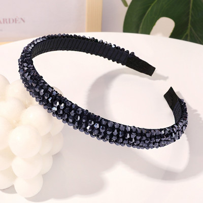 Luksuzna blistava kristalna traka za glavu Ručno izrađena dizajnerska mašna s perlama Svadbene svadbene dijamantne trake za glavu za žene Dodaci za kosu Novo