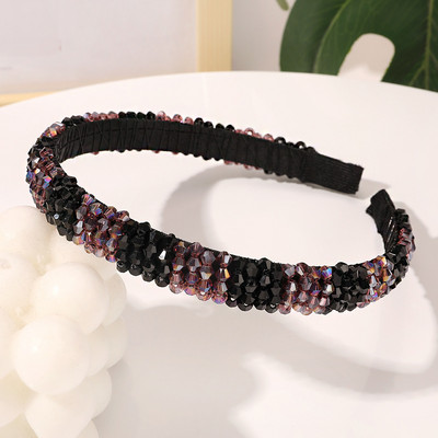 Luksuzna blistava kristalna traka za glavu Ručno izrađena dizajnerska mašna s perlama Svadbene svadbene dijamantne trake za glavu za žene Dodaci za kosu Novo