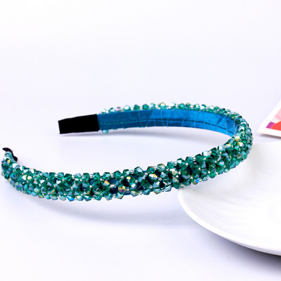 Luksuzna blistava kristalna traka za glavu Ručno izrađena dizajnerska mašna s perlama Svadbene svadbene dijamantne trake za glavu za žene Dodaci za kosu Novo