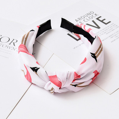 Nasmiješeno lice Traka za kosu s čvorovima Traka za glavu s točkicama za žene Djevojke Proljeće Prugasta karirana cvjetna traka za kosu Modni dodaci za kosu