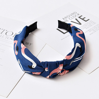 Nasmiješeno lice Traka za kosu s čvorovima Traka za glavu s točkicama za žene Djevojke Proljeće Prugasta karirana cvjetna traka za kosu Modni dodaci za kosu