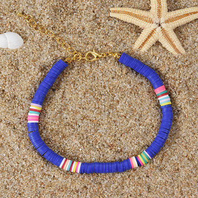 2020 Ručno izrađeni diskovi od polimerske gline Ženska podesiva boemska narukvica za gležanj Ženski nakit za noge