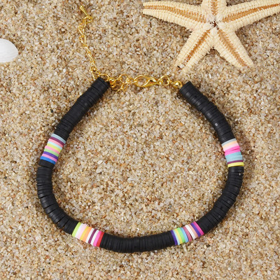 2020 Ručno izrađeni diskovi od polimerske gline Ženska podesiva boemska narukvica za gležanj Ženski nakit za noge