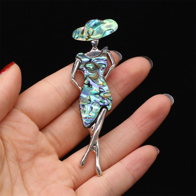 Ženski broš Prirodna školjka Ljepota Privjesak Broš za izradu nakita DIY Ogrlica Privjesak Odjeća Košulje Dodaci