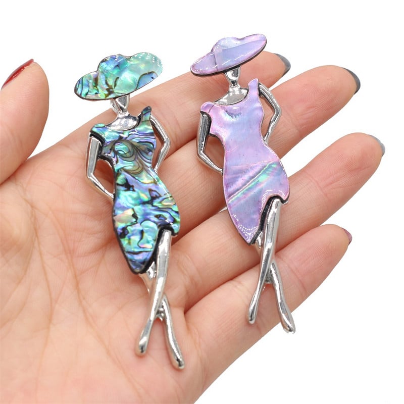 Ženski broš Prirodna školjka Ljepota Privjesak Broš za izradu nakita DIY Ogrlica Privjesak Odjeća Košulje Dodaci