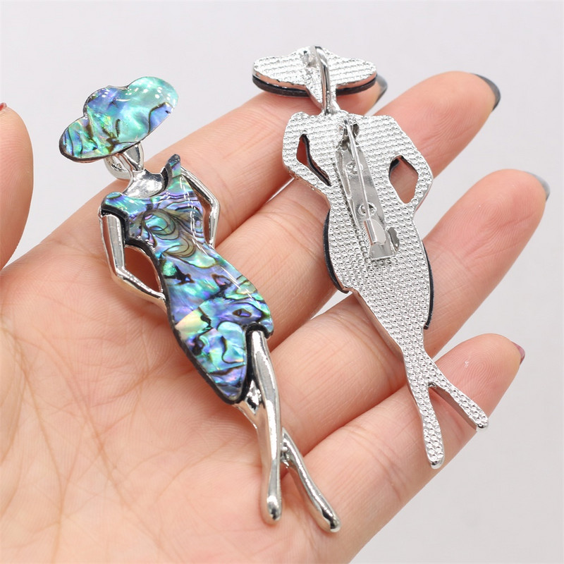 Ženski broš Prirodna školjka Ljepota Privjesak Broš za izradu nakita DIY Ogrlica Privjesak Odjeća Košulje Dodaci