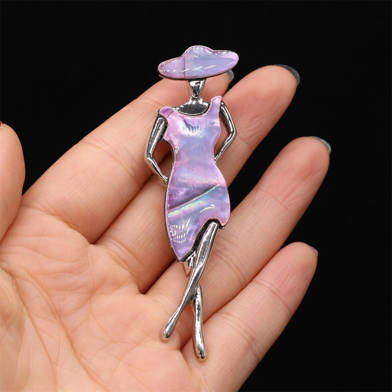 Ženski broš Prirodna školjka Ljepota Privjesak Broš za izradu nakita DIY Ogrlica Privjesak Odjeća Košulje Dodaci