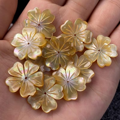 Perle od prirodnih školjki Sedefne perle s izrezbarenim cvjetovima za izradu nakita DIY Narukvica Naušnica Dodatak za šivanje ručni rad