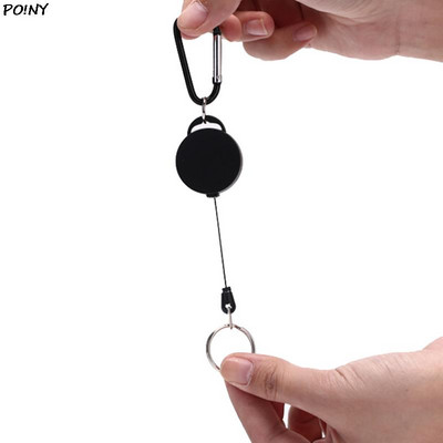 Sissetõmmatav võtmehoidja keti rull ID kaelapael Nimesilt Kaardi märgihoidja rull pikendatav rihma võtmehoidja klamber