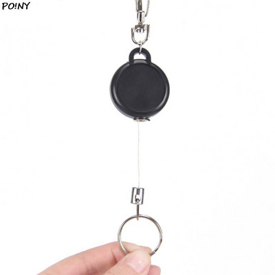 Sissetõmmatav võtmehoidja keti rull ID kaelapael Nimesilt Kaardi märgihoidja rull pikendatav rihma võtmehoidja klamber