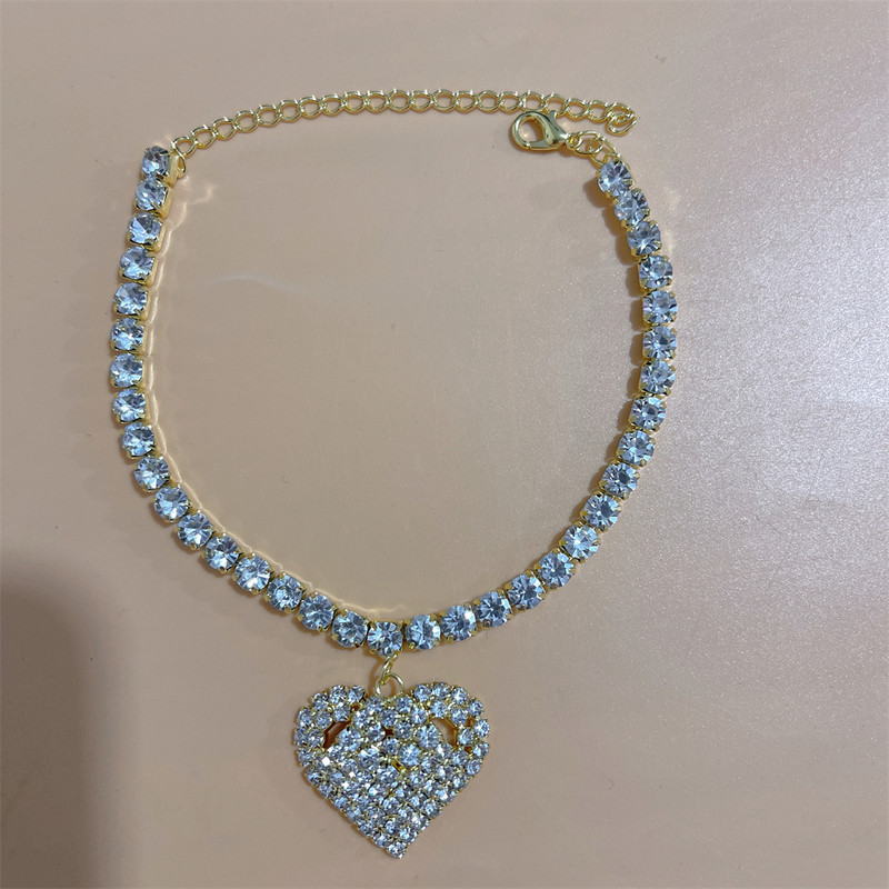 2023 noua moda de culoare argintie elastica 1 randuri bratara glezna lant glezna strasuri bijuterii pentru picioare cristal sandale accesorii