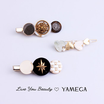 YAMEGA Fashion Heart Barrettes Ρητίνη φουρκέτες Κλιπ μαλλιών Στολίδι Κοσμήματα λαβή μαλλιών Αξεσουάρ μαλλιών για γυναίκες κορίτσια