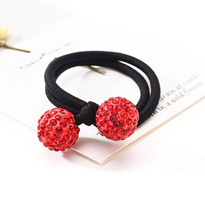 Svjetlucavi vještački dijamant Uže za kosu Dodaci za kosu za žene Djevojke Kravate Škrutle Držač Ins Ring Jednostavne gumene elastične trake za kosu