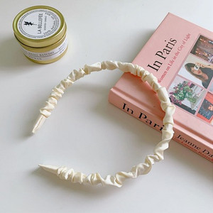 Benzite de păr din țesătură satinată pentru femei Accesorii pentru păr Bandă de designer Cercete de culoare pură Fundă Bentiță de nuntă pentru fete Benzi Lolita Clip