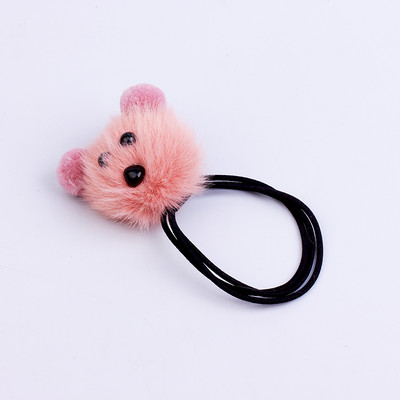 Iepure drăguț pentru copii, frânghie de păr, accesorii pentru păr, agrafe elastice pentru păr, bandă pentru fete, câine, urs, banda de cauciuc, gumă pentru legături de păr.