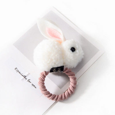 Iepure drăguț pentru copii, frânghie de păr, accesorii pentru păr, agrafe elastice pentru păr, bandă pentru fete, câine, urs, banda de cauciuc, gumă pentru legături de păr.
