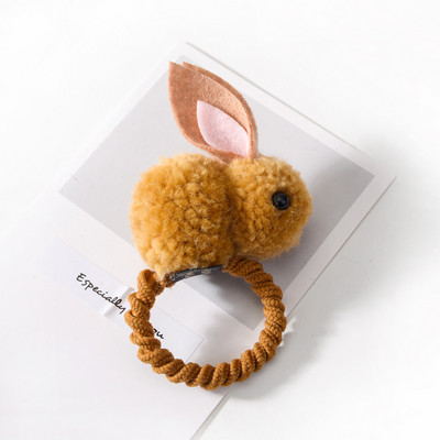 Iepure drăguț pentru copii, frânghie de păr, accesorii pentru păr, agrafe elastice pentru păr, bandă pentru fete, câine, urs, banda de cauciuc, gumă pentru legături de păr.