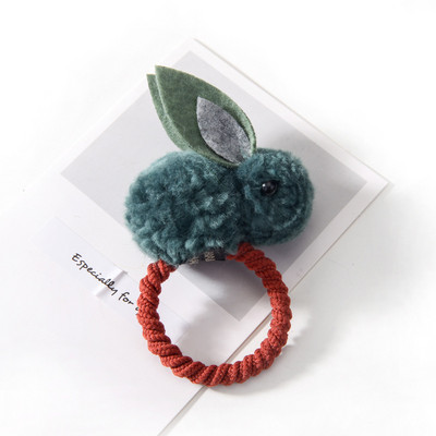 Iepure drăguț pentru copii, frânghie de păr, accesorii pentru păr, agrafe elastice pentru păr, bandă pentru fete, câine, urs, banda de cauciuc, gumă pentru legături de păr.