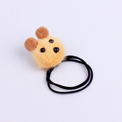 Iepure drăguț pentru copii, frânghie de păr, accesorii pentru păr, agrafe elastice pentru păr, bandă pentru fete, câine, urs, banda de cauciuc, gumă pentru legături de păr.