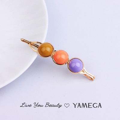 Agrafe de păr de aur de modă Agrafe de păr Barrette Cabinet Beadrd Ace de păr pentru femei Fete Ornamente cleme de păr Bijuterii de păr