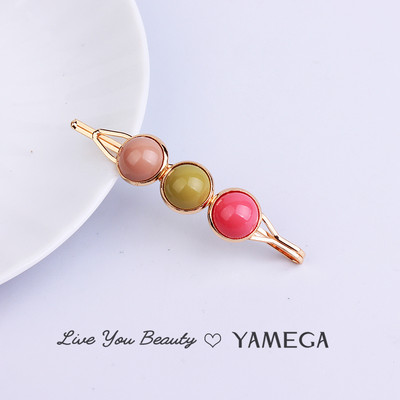 Agrafe de păr de aur de modă Agrafe de păr Barrette Cabinet Beadrd Ace de păr pentru femei Fete Ornamente cleme de păr Bijuterii de păr