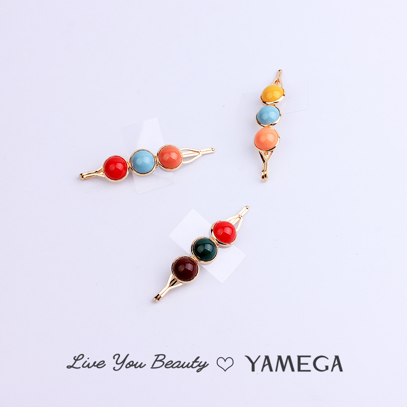 Agrafe de păr de aur de modă Agrafe de păr Barrette Cabinet Beadrd Ace de păr pentru femei Fete Ornamente cleme de păr Bijuterii de păr