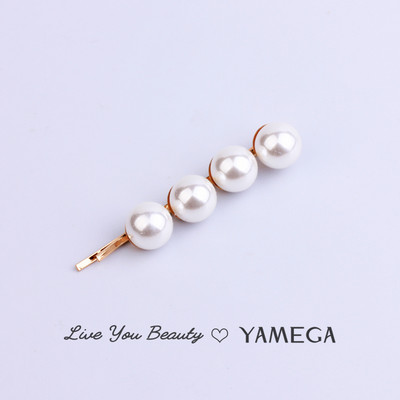 Agrafe de păr de modă de aur Agrafe de păr Barrette pentru caciulă Ace de păr perle pentru femei Fete cleme de păr Cochiră Accesorii pentru bijuterii de păr