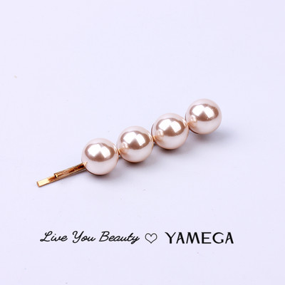 Agrafe de păr de modă de aur Agrafe de păr Barrette pentru caciulă Ace de păr perle pentru femei Fete cleme de păr Cochiră Accesorii pentru bijuterii de păr