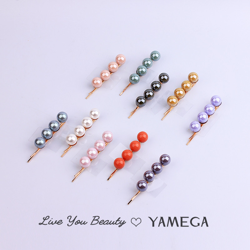 Agrafe de păr de modă de aur Agrafe de păr Barrette pentru caciulă Ace de păr perle pentru femei Fete cleme de păr Cochiră Accesorii pentru bijuterii de păr