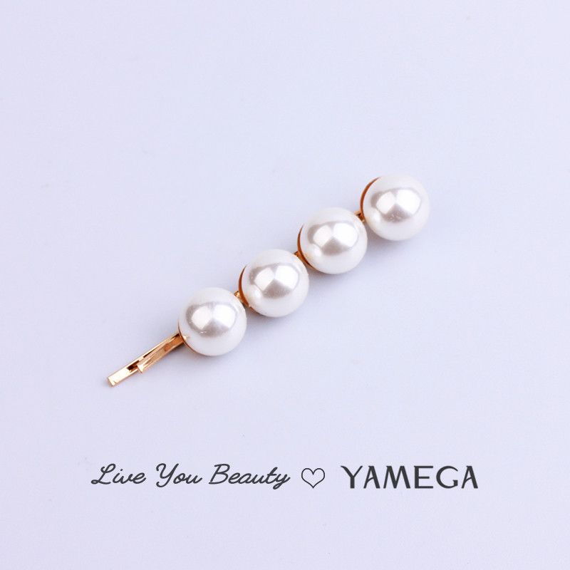 Agrafe de păr de modă de aur Agrafe de păr Barrette pentru caciulă Ace de păr perle pentru femei Fete cleme de păr Cochiră Accesorii pentru bijuterii de păr