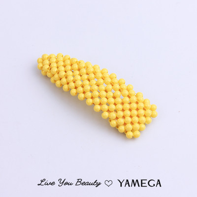 Agrafe de păr cu perle colorate, ornamente, accesorii pentru păr, agrafă, caciulă, ace dulci, pentru femei, fete, bijuterii de păr de aur