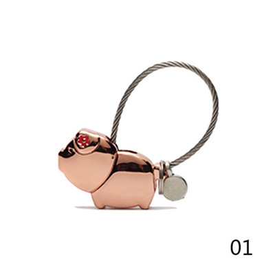 Oferta fierbinte Se sărută elefanți cupluri breloc metal suvenir Crăciun cadou de îndrăgostiți pentru iubit suport cheie #290376