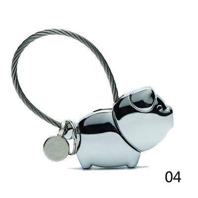 Oferta fierbinte Se sărută elefanți cupluri breloc metal suvenir Crăciun cadou de îndrăgostiți pentru iubit suport cheie #290376