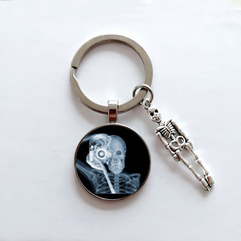 Рентгенов филм ключодържател изображение на човешкото тяло снимка ключодържател аксесоари здраве медицинска болница студент рекламни аксесоари
